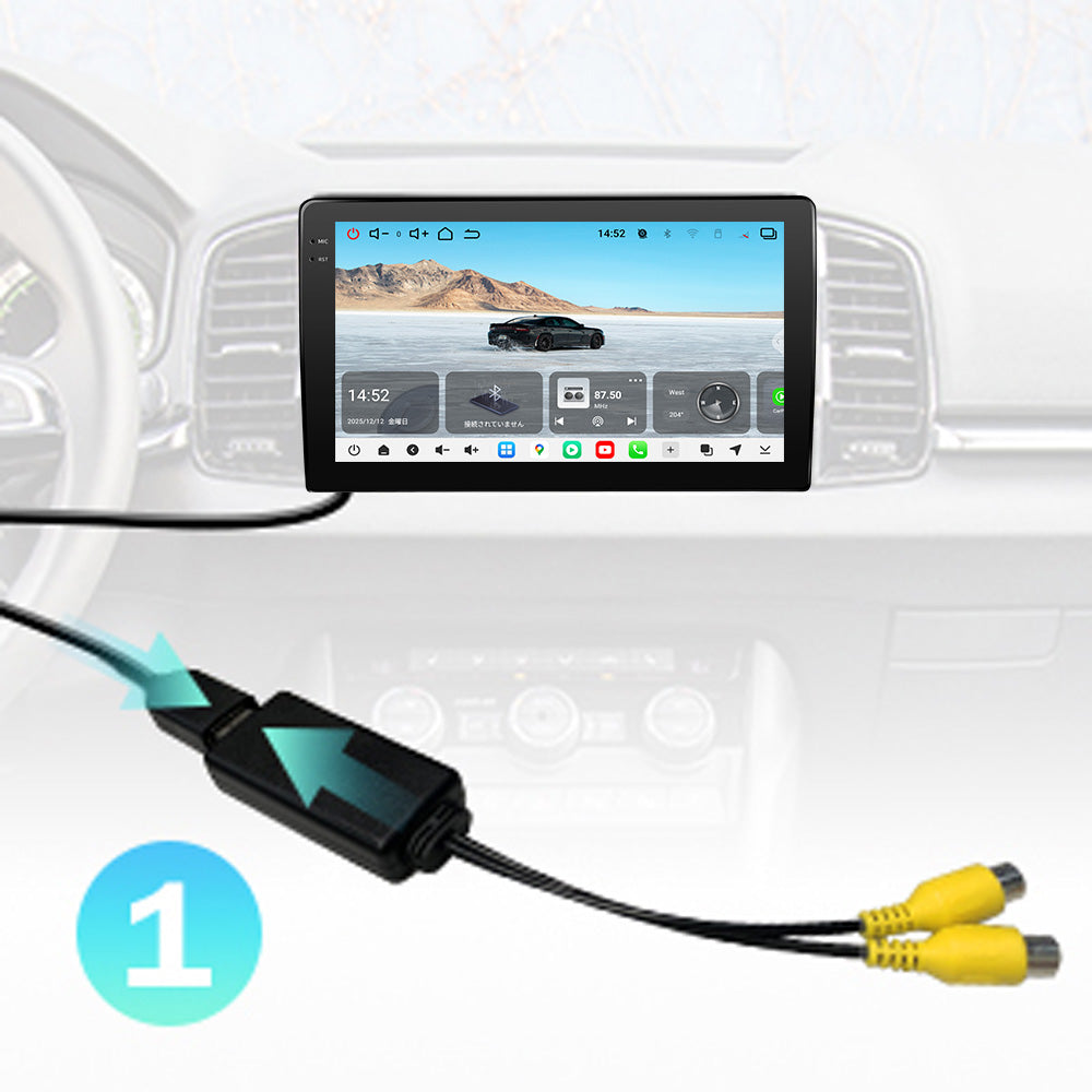 VIN-AHV48 USB to RCA 映像出力アダプター（2系統出力対応）