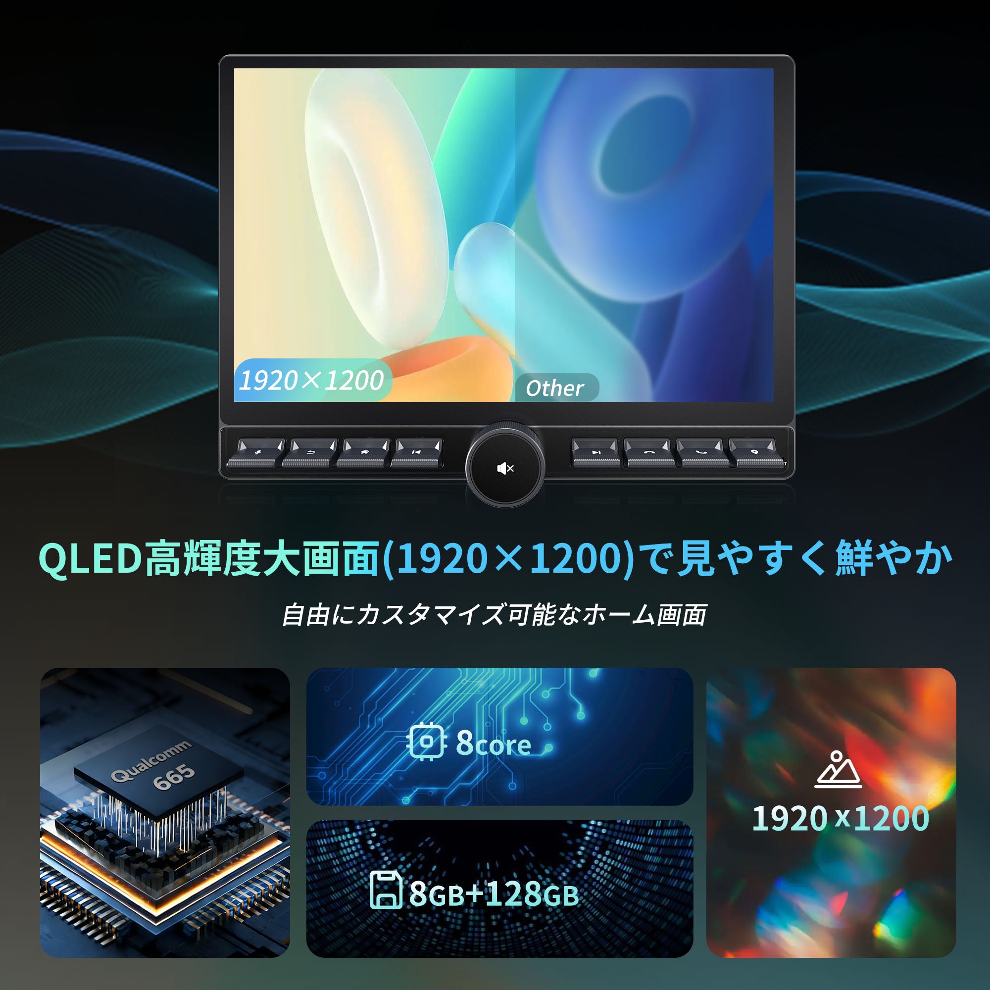 V13G113K 12.95インチ 大画面Androidカーナビ – VINLAND.JP