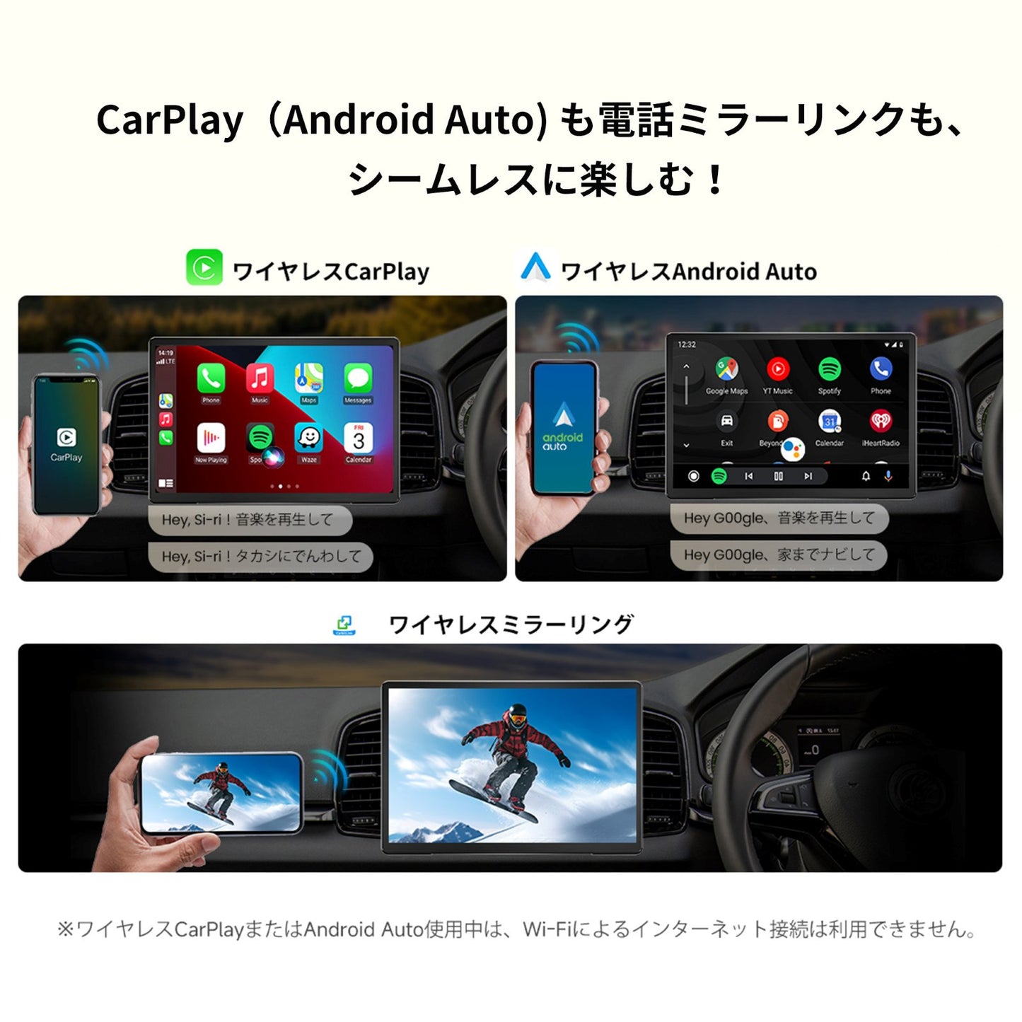 V13G114 VISION 14" FlexView Pro フローティングAndroidナビ