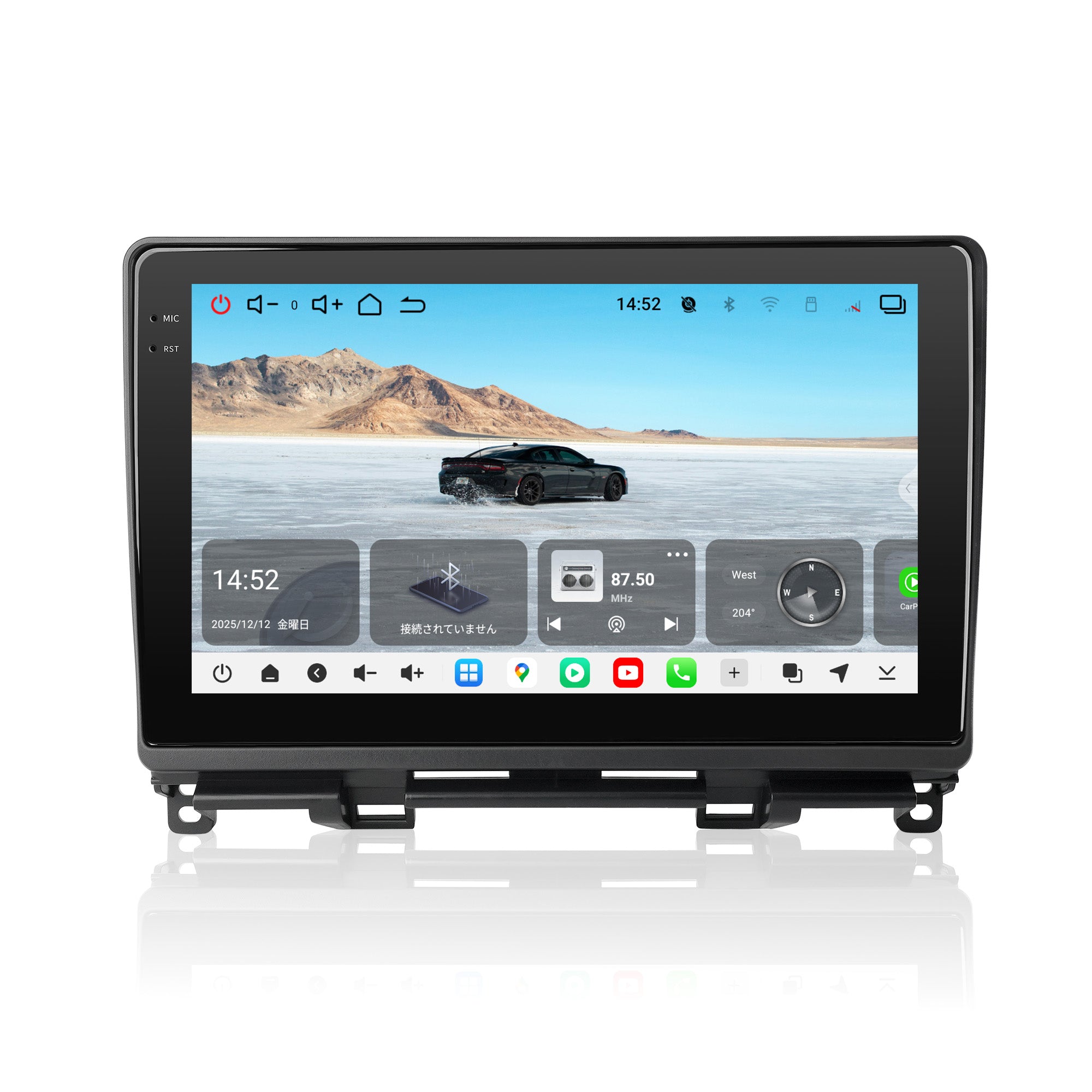 V14HF11B ホンダ フィット Gathers純正ナビ搭載車専用 Android 15 カーナビ 10インチ QLED大画面モデル