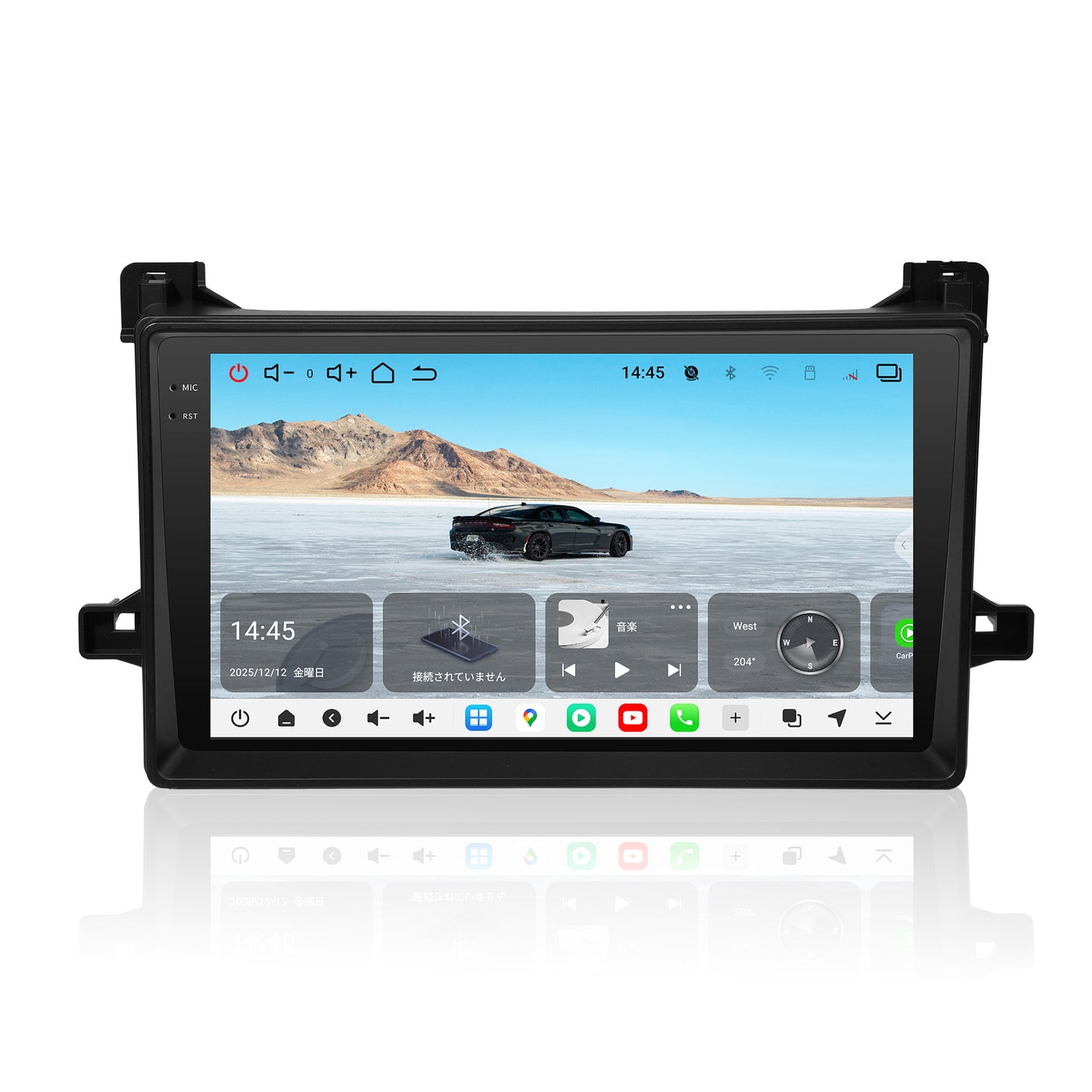 V14PR109 50系プリウス専用Android 15 9インチナビ